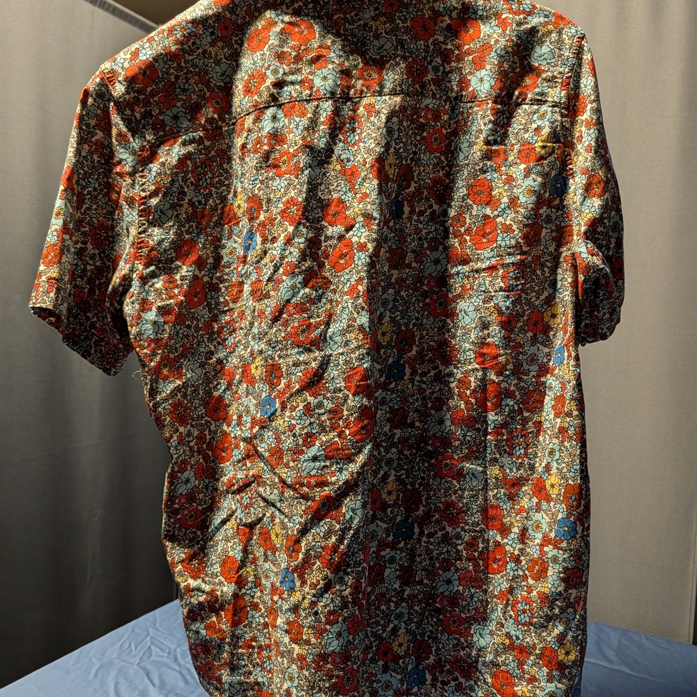 RVCA Men's Floral Shirt - Multicolor Small - Picture 3 of 8